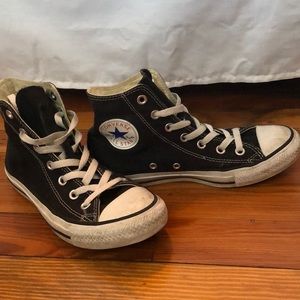 Black High-Top All Star Converse